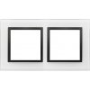 Rámček 2-násobný sklo čierna perla SIMON54Nat (simon)