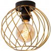 Lucide Lucide DANZA - Flush ceiling light - ? 25 cm - 1xE27 - Matt Gold / Brass 21128/25/02