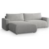 Rohová rozkladacia sedačka Turin N - svetlosivá