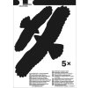 Antikolízne nálepky na okno vtáky 24,5 x 17,5 cm 5 ks čierne