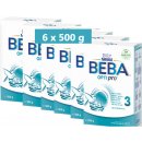 Dojčenské mlieko BEBA 3 OptiPro 6 x 500 g