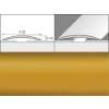 Prechodové lišty A13 - SAMOLEPIACE šírka 4 x výška 0,5 x dĺžka 270 cm - zlatá