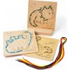 Bigjigs Toys Prevlekanie podľa čísel Dinosaury