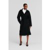 KABÁT KARL LAGERFELD DOUBLE FACE SOFT COAT BLACK
