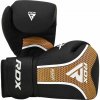 Boxerské rukavice RDX AURA plus T-17 černé/zlaté 14 oz
