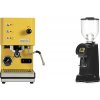 Profitec GO, yellow + Eureka Helios 75, black