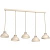 Luminex Luster na lanku SVEN 5xE27/15W/230V béžová LU8894A + záruka 3 roky zadarmo