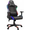 Herné kreslo THUNDERBOLT s RGB čierne