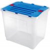 Plastový úložný box s vekom HEIDRUN Dragon 100l