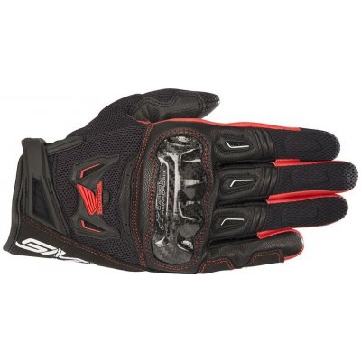 ALPINESTARS rukavice SMX-2 AIR CARBON V2 Honda black / red - S