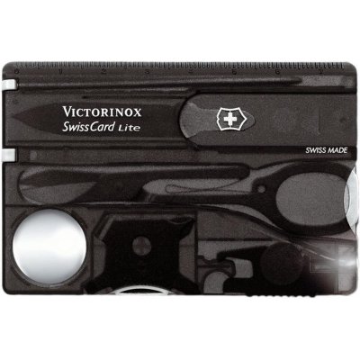 Multitool Victorinox Swiss Card Lite Translucent čierny (7611160014894)