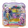 Mattel ENCHANTIMALS Sunshine Beach rodinka lemurů Lorinda Lemur HRX86