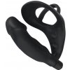 Black Velvets Cock Ring with Vibration