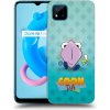 Picasee silikónový čierny obal pre Realme C11 (2021) - COONDA chlupatka světlá