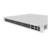 MikroTik Cloud Router Switch CRS354-48P-4S+2Q+RM, 650MHz CPU, 64MB, 1x10/100, 48xGLAN(PoE), 4xSFP+, 2xQSFP, vrátane. L5
