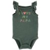 CARTER'S Body tielko Green dievča 24 m, vel. 92