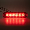 PROFI SLIM výstražné LED svetlo vonkajšie, červené, 12-24V, ECE R10