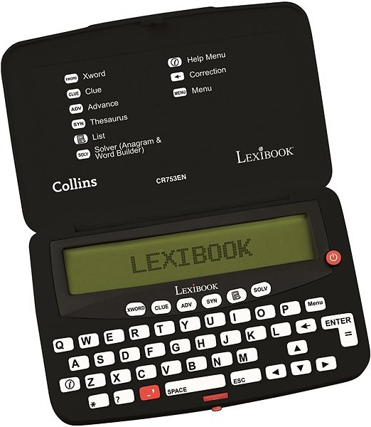 Lexibook Interaktivní hračka Collins Bradfordův elektronický křížovkář CR753EN