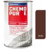 Chemolak Chemopur E U2081 2430 hnedá čokoládová - Vrchná polyuretánová farba na kov, betón, drevo 0,8l