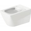 Závesné WC set DURAVIT Viu otvorený splachovací kruh 25110900001