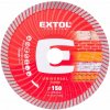Kotúč rezný diamantový Turbo, suché a mokré rezanie, EXTOL PREMIUM Priemer a číslo: ø150x2,4mm, 8803053