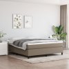 Box spring postel s matrací taupe 160x200 cm textil Hnědošedá 3144435