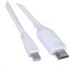 PREMIUMCORD Kabel Mini DisplayPort - HDMI 3m, bílý kportadmk01-03