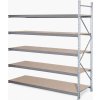 Zinkovaný regál STOW Minirack 3000x1800x800 mm - 5 políc, nosnosť 3500 kg - PRÍDAVNÝ MODUL
