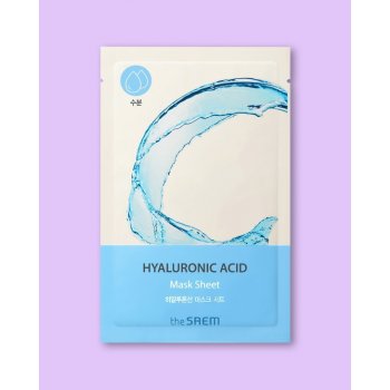 The Saem Bio Solution Hydrating Hyaluronic Acid Mask Sheet textílna maska s kyselinou hyalurónovou 20 g