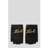 RUKAVICE KARL LAGERFELD K/SIGNATURE ROCKY GLOVE BLACK