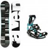 Raven Supreme black/mint snowboard + Raven Fastec FT360 black/mint viazanie + zľava 300,- na príslušenstvo - 151 cm + S (EU 35-40)