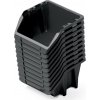 Prosperplast Bineer Short Set 288 x 158 x 187 10ks čierny