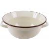 Orion Smaltovaná misa na miesenie Brown 26 cm