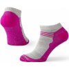 Zulu ponožky Merino Summer W sivá/ružová