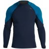 NRS Men’s HydroSkin 0.5 L/S Shirt - model 2025 - M - Navy/Mykonos