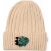 Baby Nellys Detská zimná čiapka Dino - ecru, veľ. 48-54 cm Velikost koj. oblečení: 98-104 (2-4r)