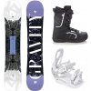 Gravity Trinity 24/25 snowboard + Raven S230 White viazanie + Raven Target obuv - 154 cm + vázání S/M (EU 37-42)