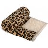Bellatex Přikrývka Korall micro jednolůžko, Leopard - 150x200 cm