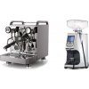 Rocket Espresso Mozzafiato FAST V + Eureka Atom 60, chrome