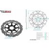 Tsuboss Kotúč brzdový plávajúci (320/61/5D) - zubatý dizajn - Kawasaki ZXR750 / 93-95 + ZX7R Ninja / 96-03 + ZX7RR Ninja / 96-03 + ZX9R Ninja / 94-97 + ZX9R Ninja / 93-99+ZX12RNinja1200 / 00-03+ZZR120