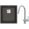 Súprava kuchynská batéria Franke Atlas 115.0590.047, granitový drez Franke Maris 125.0716.374