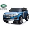Ramiz Elektrické autíčko Range Rover HSE Lakované EVA kolesá vstup USB,SD,MP3, rádio FM, Bluetooth DO 2.4 GHz Kožené sedadlo Originál licencia modrá