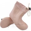 Detské zateplené barefoot gumáky Bundgaard Malik old rose sparkle (BG401056 9412) - veľ. 21