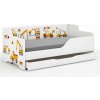 Wooden Toys Lilu 3 stavebné autíčka biela + zásuvka Varianty: Ľavá strana