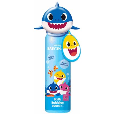 Pinkfong Baby Shark pena do kúpeľa + hračka modrá 300 ml