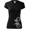 Bicykel na výšku - Dámske Fantasy športové (dresovina) - XS ( Čierna )