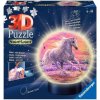 Ravensburger 3D Puzzleball Svítící Kůň na pláži 72 ks