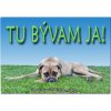 Pozorpes.sk, výstražná tabuľka (Bullmastif)