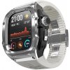 ShellBox Vodotesné Ochranné Puzdro IP68 s Remienkom - Apple Watch Ultra / Ultra 2 - Strieborné KF2336950