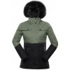 Alpine Pro EGYPA dámska zelená bunda s membránou ptx zimná + šál Kilpi - XS